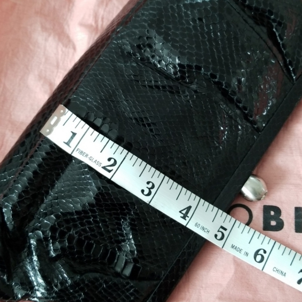 Francesco Biasia Black Leather Bag - Picture 2 of 6